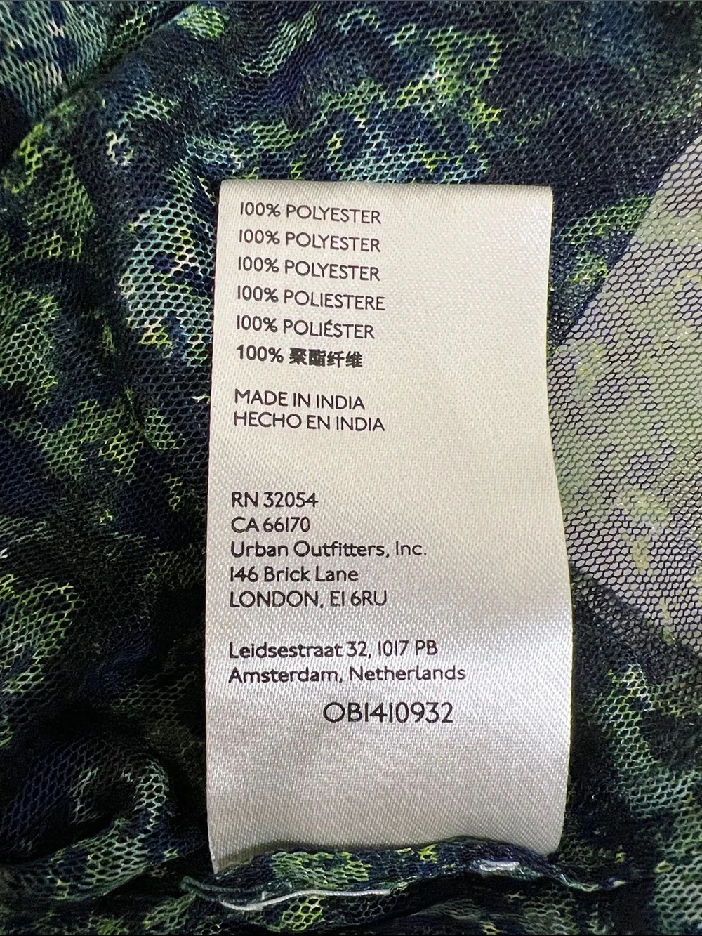 Free People Penelope Smocked Green Top Size  Large
